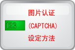 图片认证的(Captcha)设定方法